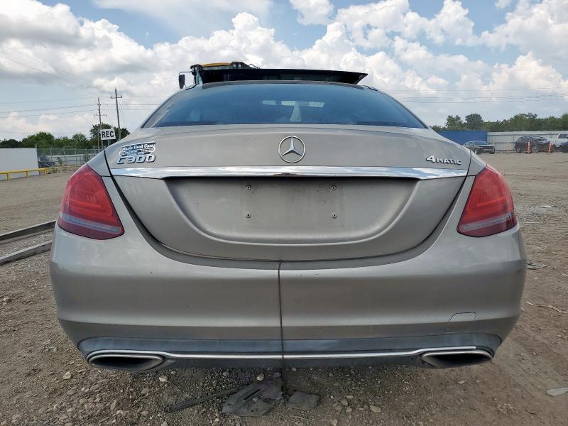55SWF8EB8KU301278 - 2019 MERCEDES-BENZ C 300 4MATIC TAN photo 6