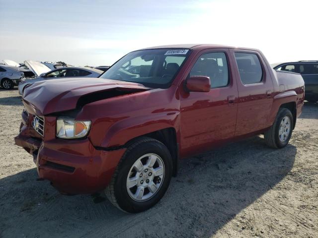 2HJYK16566H519351 - 2006 HONDA RIDGELINE RTL RED photo 1