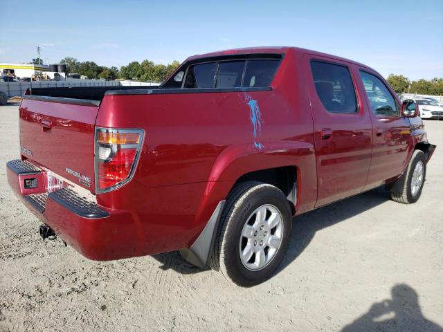 2HJYK16566H519351 - 2006 HONDA RIDGELINE RTL RED photo 3