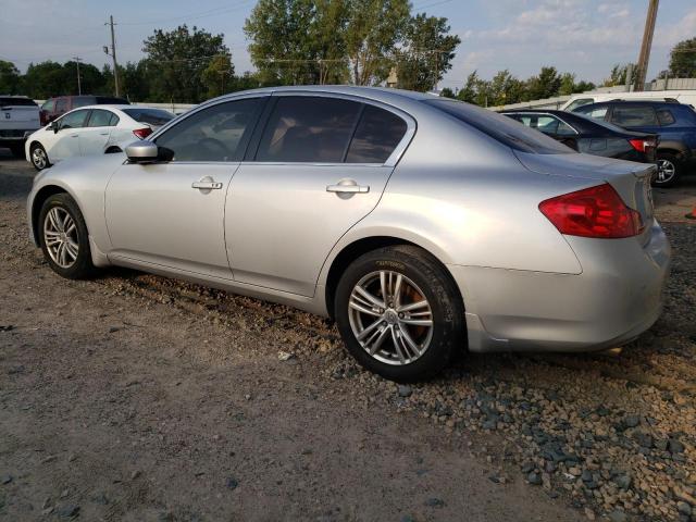 JN1DV6AR2CM861294 - 2012 INFINITI G25 SILVER photo 2