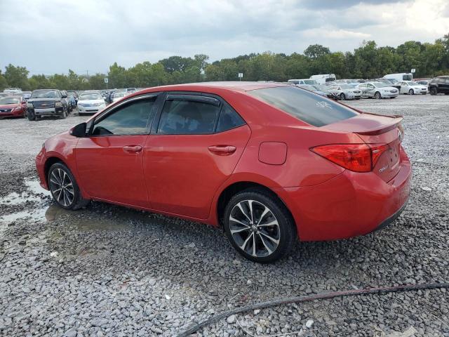 5YFBURHE8KP887308 - 2019 TOYOTA COROLLA L RED photo 2