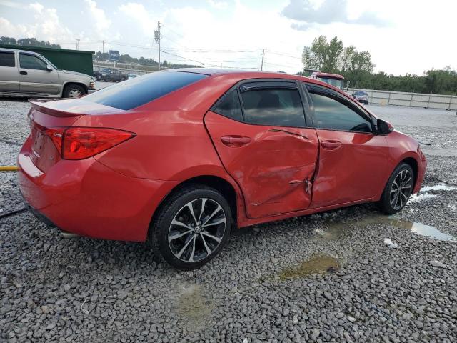 5YFBURHE8KP887308 - 2019 TOYOTA COROLLA L RED photo 3
