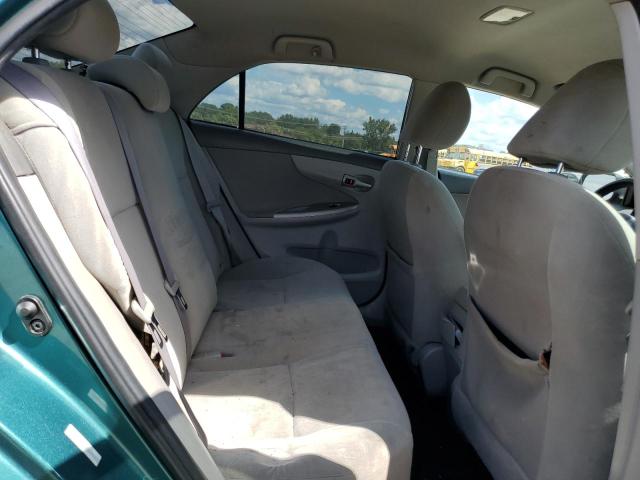 1NXBU4EE2AZ214129 - 2010 TOYOTA COROLLA BASE TURQUOISE photo 10