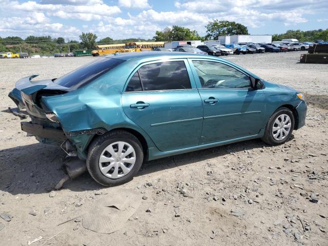 1NXBU4EE2AZ214129 - 2010 TOYOTA COROLLA BASE TURQUOISE photo 3