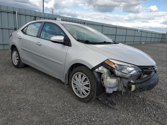 2T1BURHE1GC528471 - 2016 TOYOTA COROLLA L فضي صورة 4