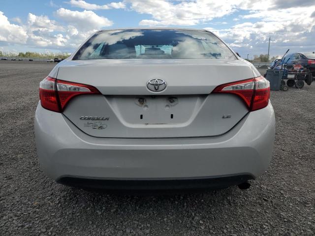 2T1BURHE1GC528471 - 2016 TOYOTA COROLLA L فضي صورة 6