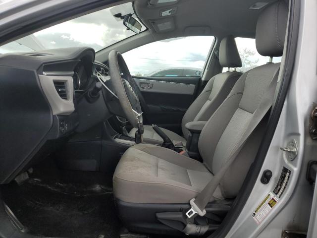 2T1BURHE1GC528471 - 2016 TOYOTA COROLLA L فضي صورة 7