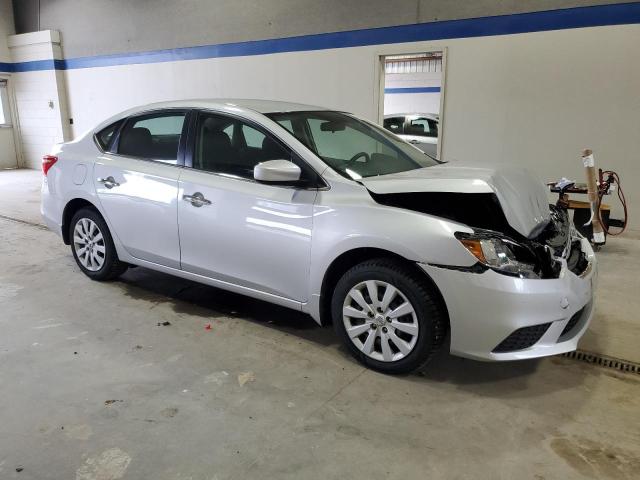3N1AB7AP1KY397300 - 2019 NISSAN SENTRA S SILVER photo 4