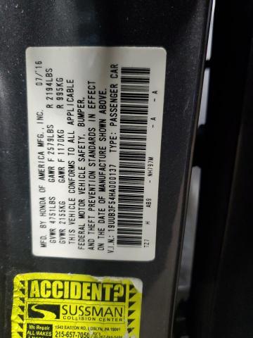 19UUB3F54HA000137 - 2017 ACURA TLX TECH GRAY photo 12
