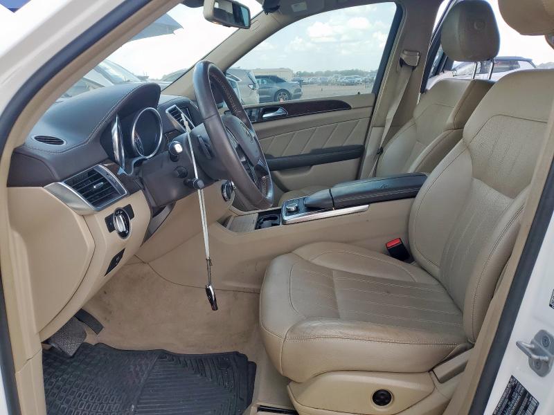 4JGDF6EE2FA578803 - 2015 MERCEDES-BENZ GL 450 4MATIC WHITE photo 7