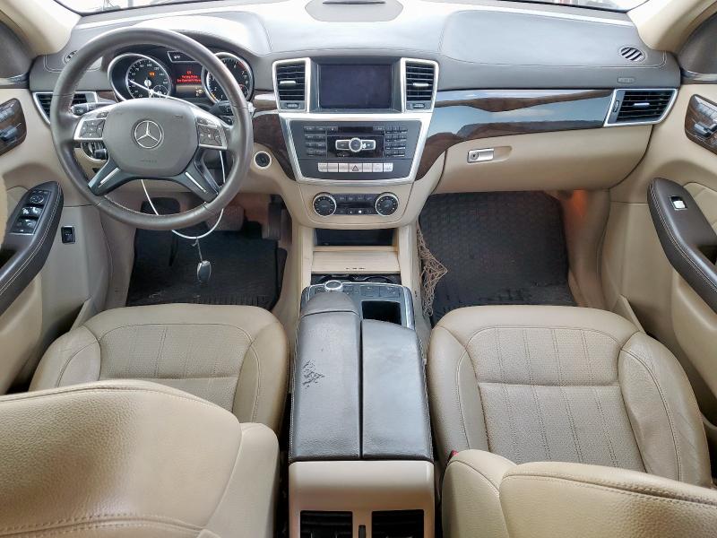 4JGDF6EE2FA578803 - 2015 MERCEDES-BENZ GL 450 4MATIC WHITE photo 8