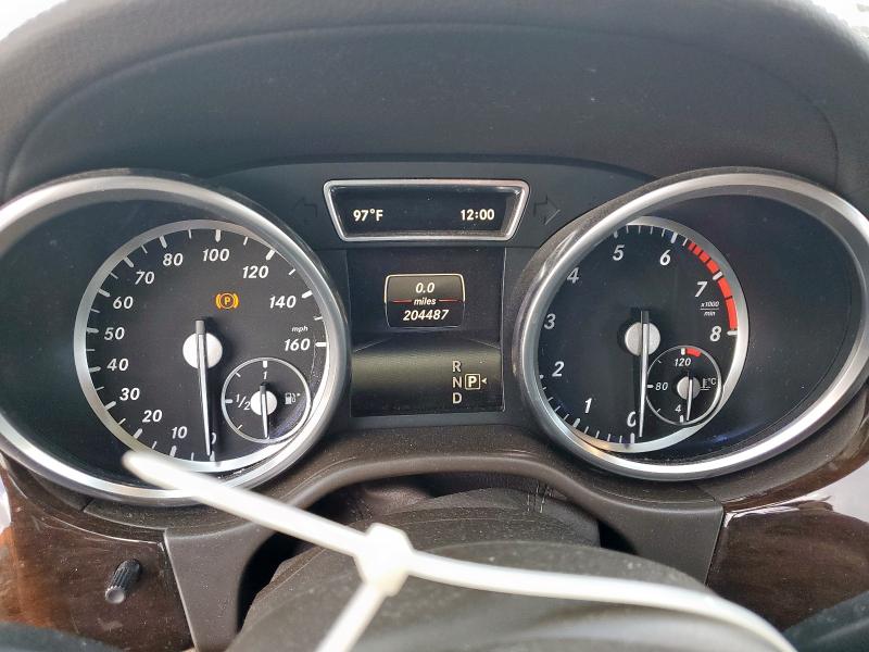 4JGDF6EE2FA578803 - 2015 MERCEDES-BENZ GL 450 4MATIC WHITE photo 9