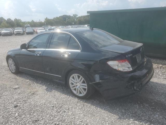 WDDGF81X59F259803 - 2009 MERCEDES-BENZ C 300 4MATIC BLACK photo 2