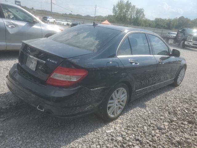 WDDGF81X59F259803 - 2009 MERCEDES-BENZ C 300 4MATIC BLACK photo 3