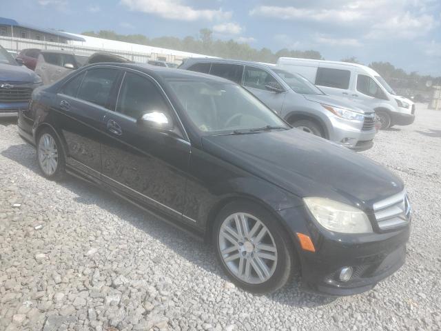 WDDGF81X59F259803 - 2009 MERCEDES-BENZ C 300 4MATIC BLACK photo 4