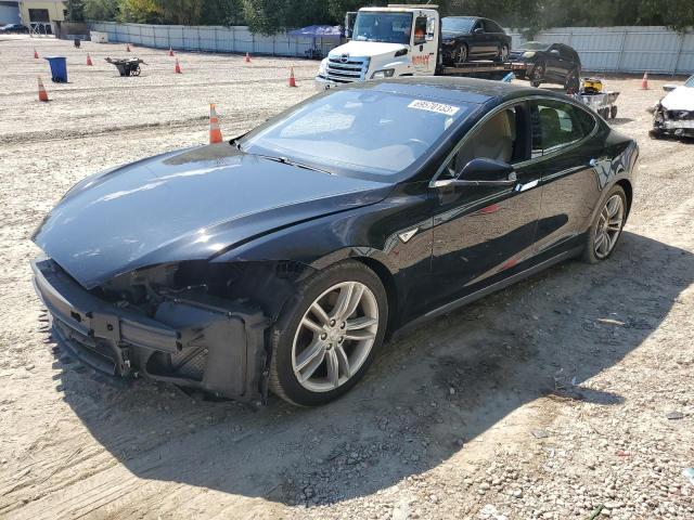 5YJSA1E23FF115143 - 2015 TESLA MODEL S Schwarz Foto 1