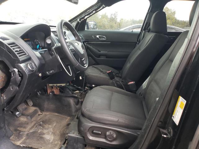 1FM5K8AR3JGC76205 - 2018 FORD EXPLORER POLICE INTERCEPTOR BLACK photo 7