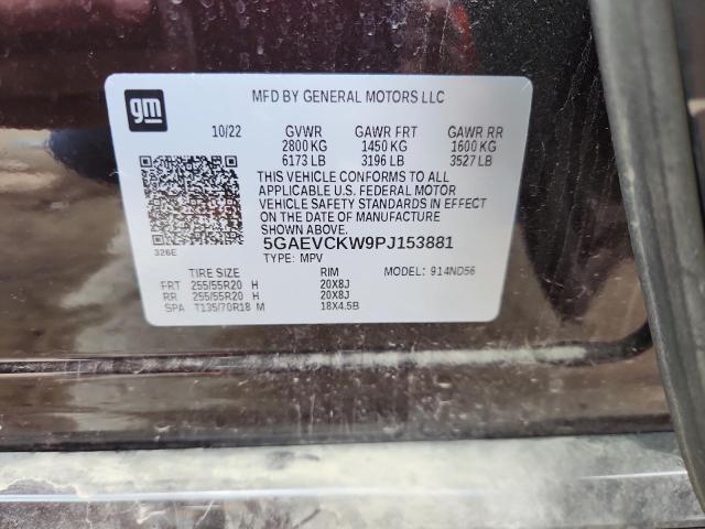 5GAEVCKW9PJ153881 - 2023 BUICK ENCLAVE AVENIR PURPLE photo 13