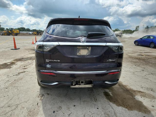 5GAEVCKW9PJ153881 - 2023 BUICK ENCLAVE AVENIR PURPLE photo 6
