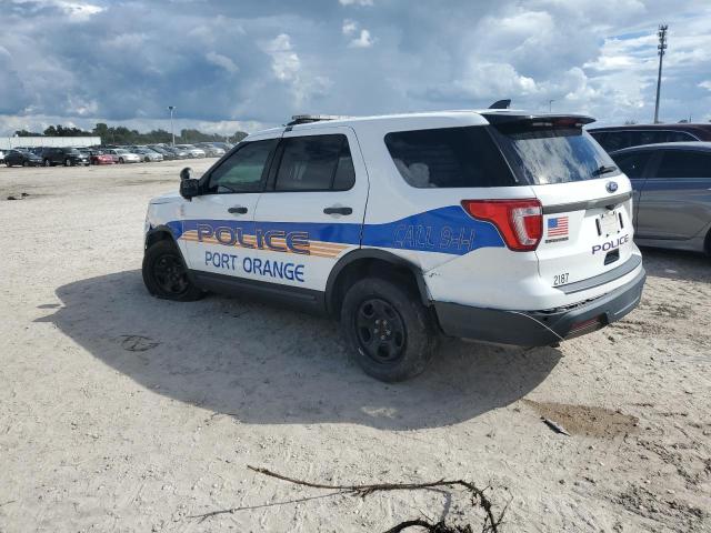 1FM5K8AR5JGA90522 - 2018 FORD EXPLORER POLICE INTERCEPTOR WHITE photo 2