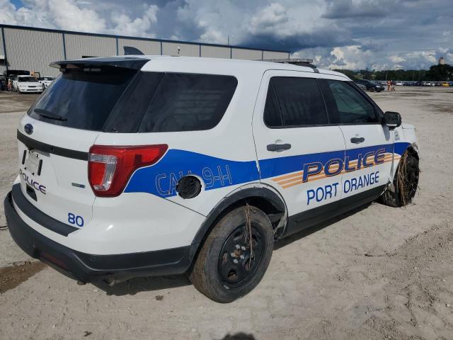 1FM5K8AR5JGA90522 - 2018 FORD EXPLORER POLICE INTERCEPTOR WHITE photo 3