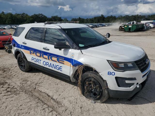 1FM5K8AR5JGA90522 - 2018 FORD EXPLORER POLICE INTERCEPTOR WHITE photo 4