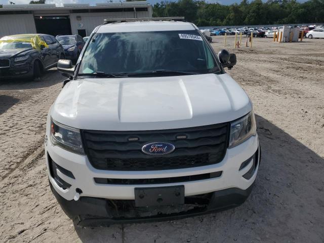 1FM5K8AR5JGA90522 - 2018 FORD EXPLORER POLICE INTERCEPTOR WHITE photo 5