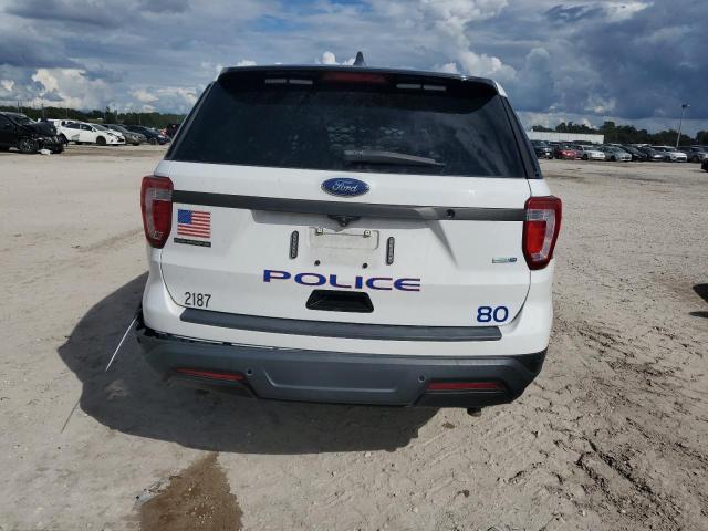1FM5K8AR5JGA90522 - 2018 FORD EXPLORER POLICE INTERCEPTOR WHITE photo 6