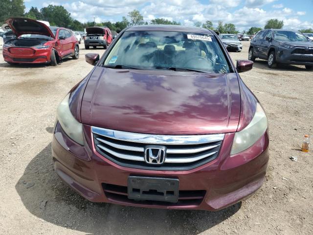 1HGCP2F80BA022788 - 2011 HONDA ACCORD EXL BURGUNDY photo 5