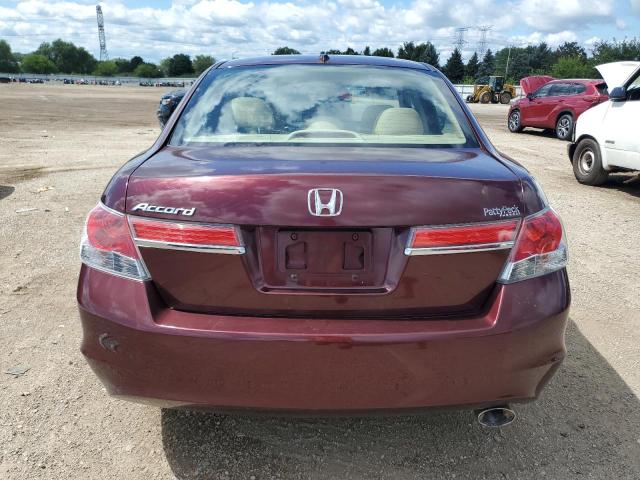 1HGCP2F80BA022788 - 2011 HONDA ACCORD EXL BURGUNDY photo 6