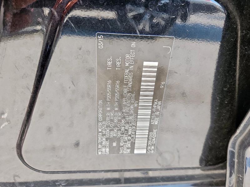 JTLZE4FE0FJ072777 - 2015 TOYOTA SCION XB Qara foto 12