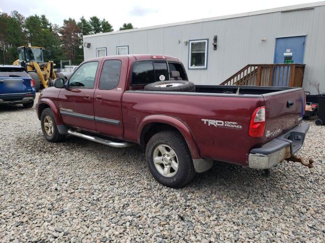 5TBBT44176S485147 - 2006 TOYOTA TUNDRA ACCESS CAB SR5 MAROON photo 2