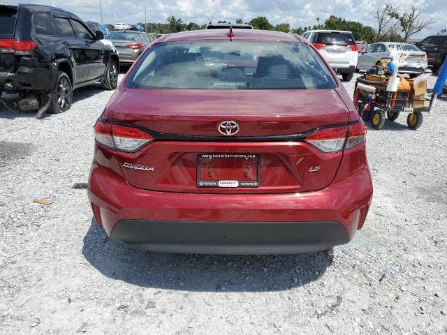 5YFB4MDE7RP218806 - 2024 TOYOTA COROLLA LE BURGUNDY photo 6