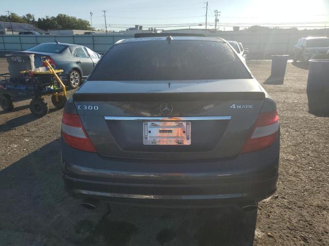 WDDGF81X69F230536 - 2009 MERCEDES-BENZ C 300 4MATIC CHARCOAL photo 6