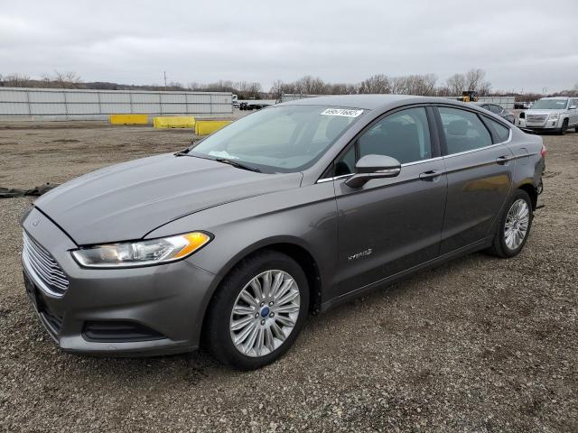 3FA6P0LU5DR199174 - 2013 FORD FUSION SE HYBRID BLUE photo 1