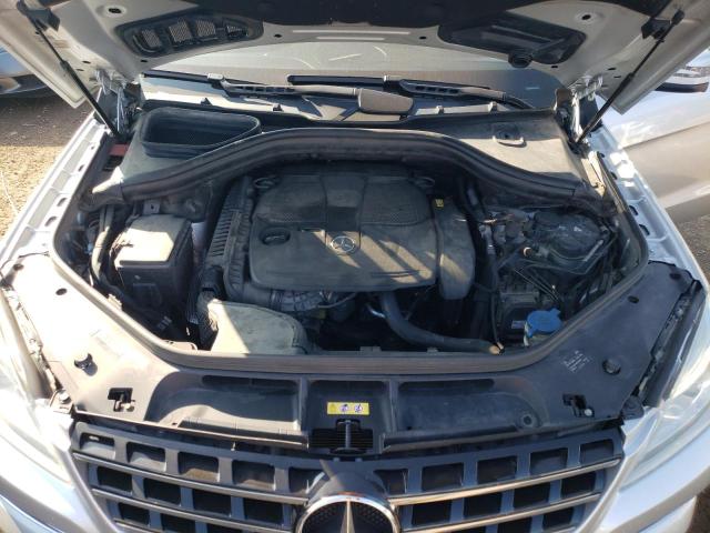 4JGDA5HB0CA022320 - 2012 MERCEDES-BENZ ML 350 4MATIC SILVER photo 11