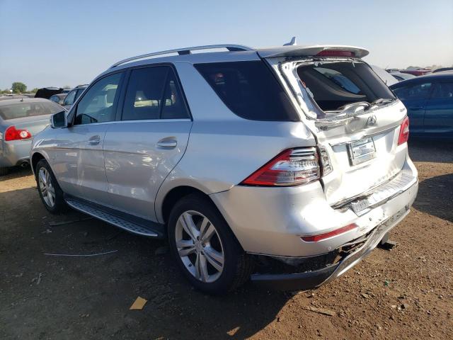 4JGDA5HB0CA022320 - 2012 MERCEDES-BENZ ML 350 4MATIC SILVER photo 2