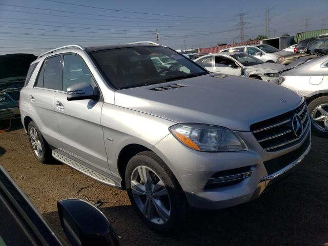 4JGDA5HB0CA022320 - 2012 MERCEDES-BENZ ML 350 4MATIC SILVER photo 4