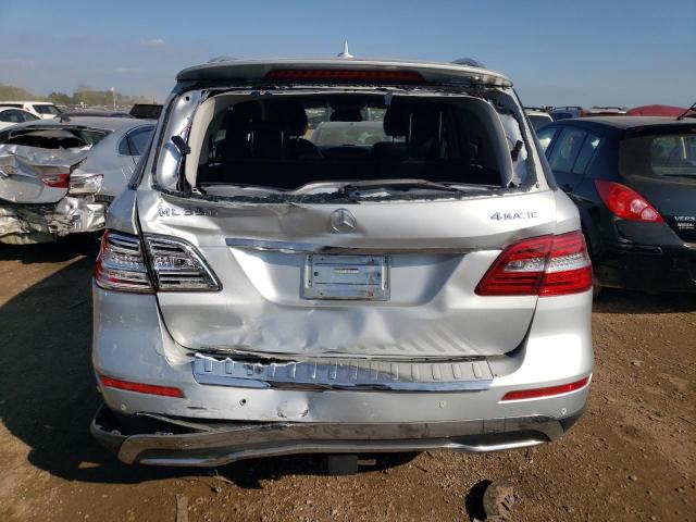 4JGDA5HB0CA022320 - 2012 MERCEDES-BENZ ML 350 4MATIC SILVER photo 6