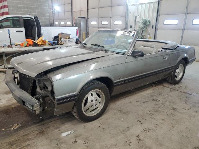 1FABP12D0BF132420 - 1981 FORD MUSTANG GHIA SILVER photo 1