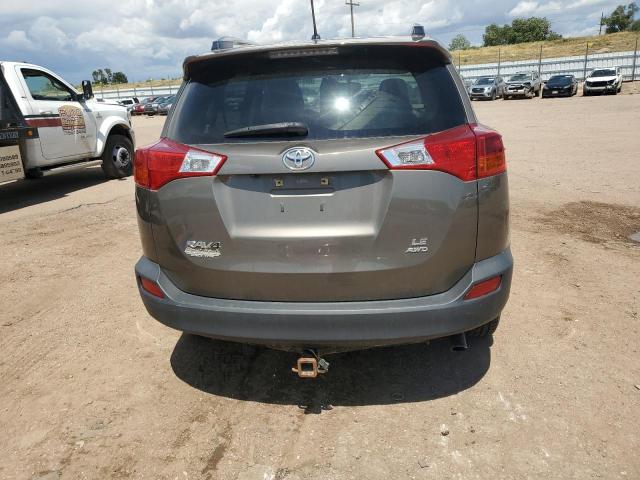 JTMBFREV0DD029027 - 2013 TOYOTA RAV4 LE BROWN photo 6