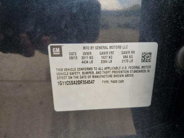 1G11C5SA2DF354547 - 2013 CHEVROLET MALIBU 1LT Қара фото 12