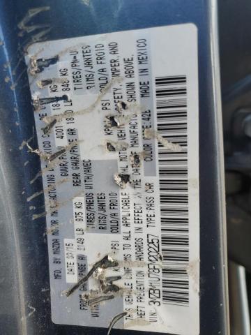 3MZBM1U78FM202257 - 2015 MAZDA 3 SPORT BLUE photo 12