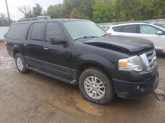 1FMJK1G51EEF52604 - 2014 FORD EXPEDITION EL XL BLACK photo 4