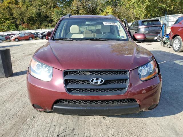 5NMSG73D88H161414 - 2008 HYUNDAI SANTA FE GLS BURGUNDY photo 5