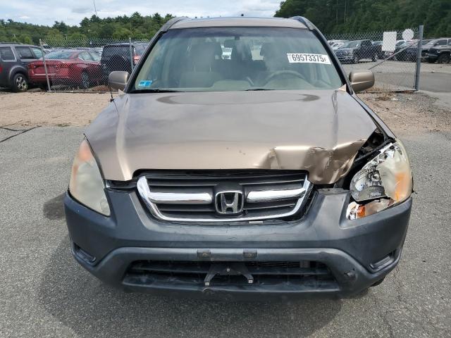 JHLRD78834C022242 - 2004 HONDA CR-V EX TAN photo 5