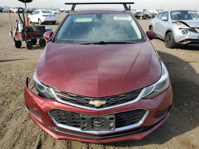 1G1BE5SM0G7316905 - 2016 CHEVROLET CRUZE LT BURGUNDY photo 5