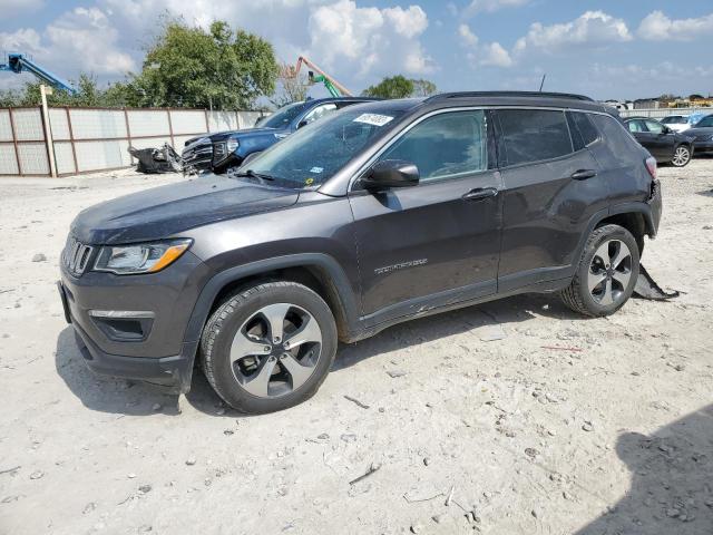 3C4NJDBB1JT350783 - 2018 JEEP COMPASS LATITUDE GRAY photo 1