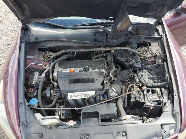 1HGCP26839A031494 - 2009 HONDA ACCORD EXL BURGUNDY photo 11