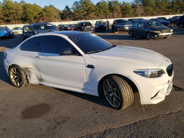 WBS2U7C08L7D68385 - 2020 BMW M2 COMPETITION WHITE photo 4